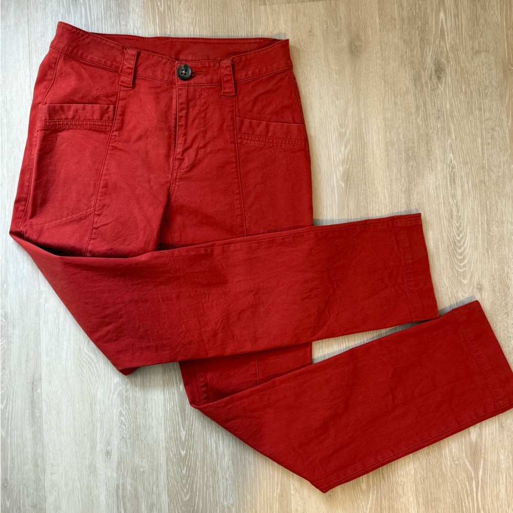 CAbi brick red Explorer pant - Style #4138